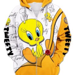 Tweety Bird Funny Zip Hoodie 3D Rze1