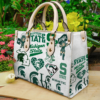 Michigan State Spartans Leather Hand Bag Rze2
