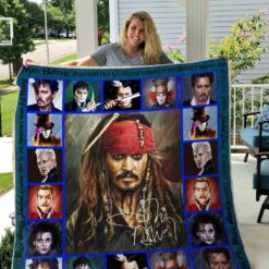 Johnny Depp Blanket Quilt Rze1