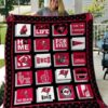 Tampa Bay Buccaneers lover Blanket Quilt Rze2