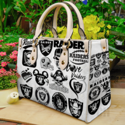Las Vegas Raiders Leather Hand Bag Rze2