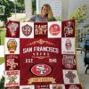 San Francisco 49ers Quilt Blanket Quilt Rze