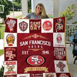 San Francisco 49ers Quilt Blanket Quilt Rze