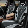 Las Vegas Raiders 1 Car Seat Covers TO86