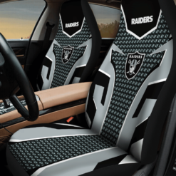 Las Vegas Raiders 1 Car Seat Covers Rze1