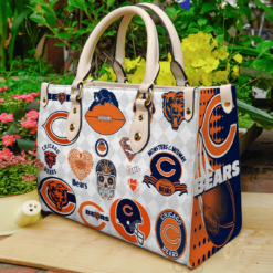 Chicago Bears Leather Bag Rze1