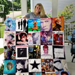 David Bowie Blanket Quilt Rze1