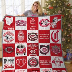Cincinnati Reds Blanket Quilt Rze1