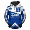 Duke Blue Devils Hoodie Zip Hoodie 3D Rze1