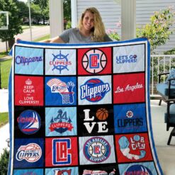Los Angeles Clippers Blanket Quilt D22