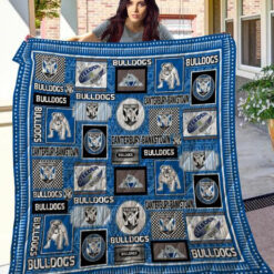 Canterbury Bankstown Bulldogs 1 Blanket Quilt Rze1