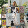 Audrey Hepburn 2 Blanket Quilt D22