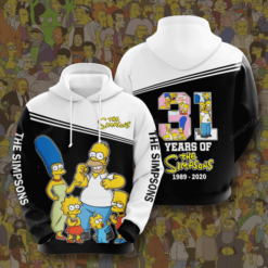 The Simpsons Simpson Hoodie Zip Hoodie 3D Rze
