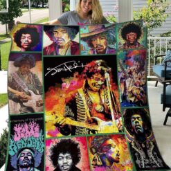 Hendrix Jimi Blanket Quilt Rze