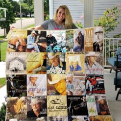 Alan jackson 1 Blanket Quilt Rze