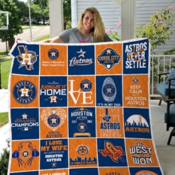 Houston Astros Blanket Quilt Rze1