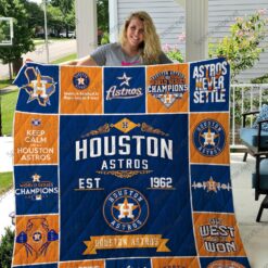 Houston Astros 1 Blanket Quilt Rze1