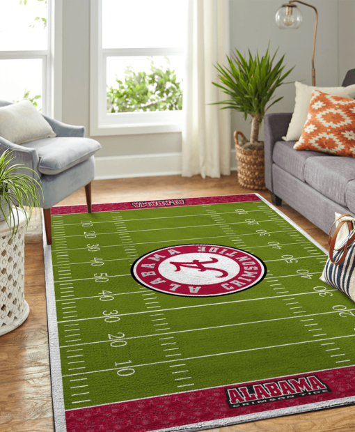 17 NCAA ALABAMA CRIMSON TIDE Football Field Carpet Rug Area Rug