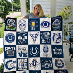 Indianapolis Colts Blanket Quilt TN