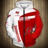 Tampa Bay Buccaneers Hoodie Zip Hoodie 3D TN