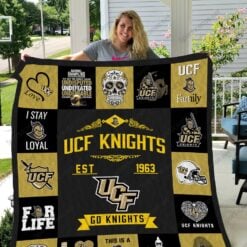 UCF Knights Blanket Quilt Rze1