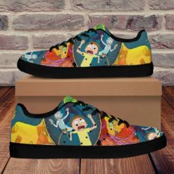 Rick And Morty Black Stan Smith Shoes HD21
