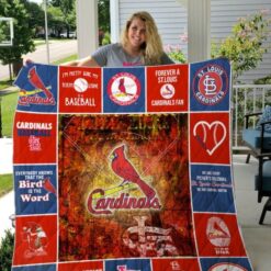 Louisville Cardinal 1g Blanket Quilt Rze1