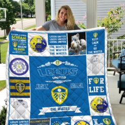 Leeds United Blanket Quilt TN