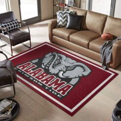 Alabama Crimson Tide i0 Area Rugs Rze1