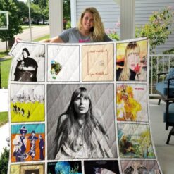 Joni Mitchell Quilt Blanket Quilt Rze1