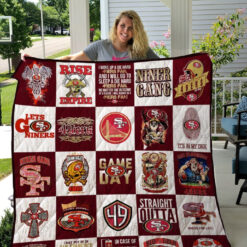 San Francisco 49ers Lover Quilt Blanket Quilt Rze2