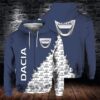 Dacia Hoodie Zip Hoodie 3D TN