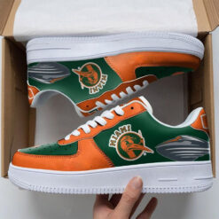 Miami Hurricanes Air Force 1 Shoes Rze1