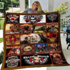 Five Finger Death Punch 1 Blanket Quilt Rze1