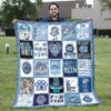 North Carolina Tar Heels 1 Blanket Quilt Rze1