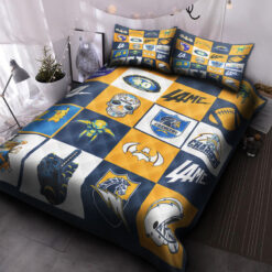 Los Angeles Rze2argers Quilt Bedding Set Rze1