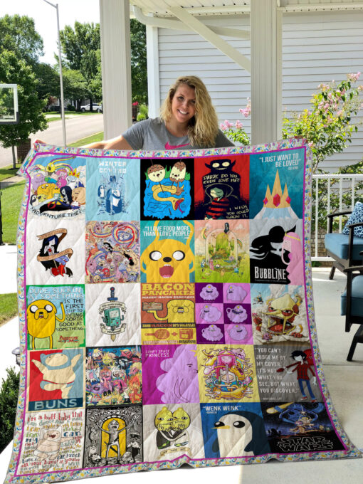 Adventure Time Quilt Blanket