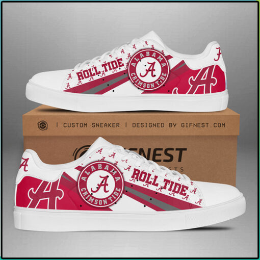 Alabama Crimson Tide Roll Tide Stan Smith Shoes2