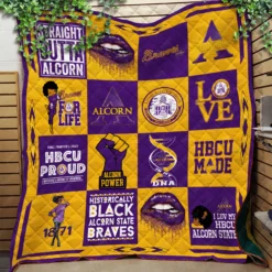 Alcorn State Blanket Quilt Rze2
