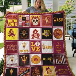 Arizona State Sun Devils Blanket Quilt Rze2