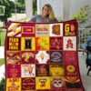 Arizona State Sun Devils Quilt  Blanket Quilt Rze2