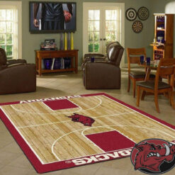 Arkansas Razorbacks Area Rugs Rze1