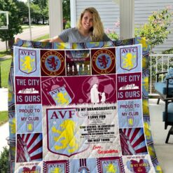 Aston villa Blanket Quilt TO86