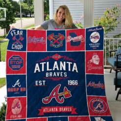 Atlanta Braves Blanket Quilt Rze2