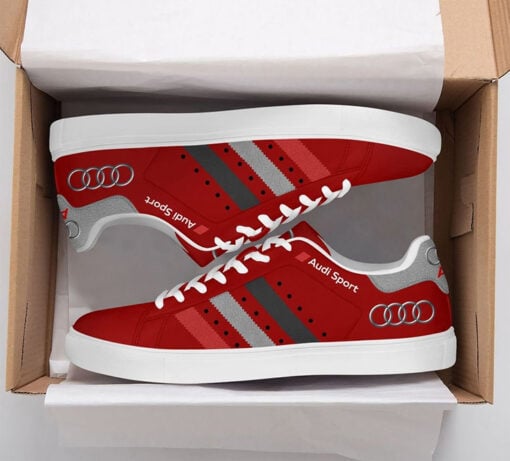 Audi Red stan smith shoes1