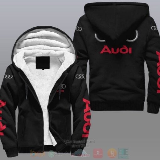 Audi Car Fleece Hoodie