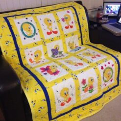 Tweety Bird 1a Quilt Blanket Rze1