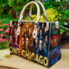 Chicago Fire Leather Hand Bag Rze1