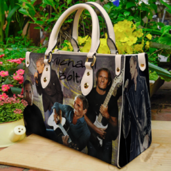 Michael Bolton Leather Hand Bag Rze1