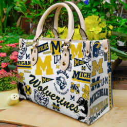 Michigan Wolverines 1 Leather Bag Rze1